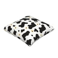 thumbnail image 3 of Multi-Size Linen Sofa Pillow Cover Invisible Zipper Open And Close Strong Use For Sofa Chair Garden Sofa Car Simple Cow Print Pattern1_4 20"X20", 3 of 8