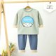 thumbnail image 1 of Conjunto de pijamas de invierno para niños, ropa de dormir de algodón con dibujos animados, para el hogar, para niñas de 4, 6 y 8 años, 1 of 4