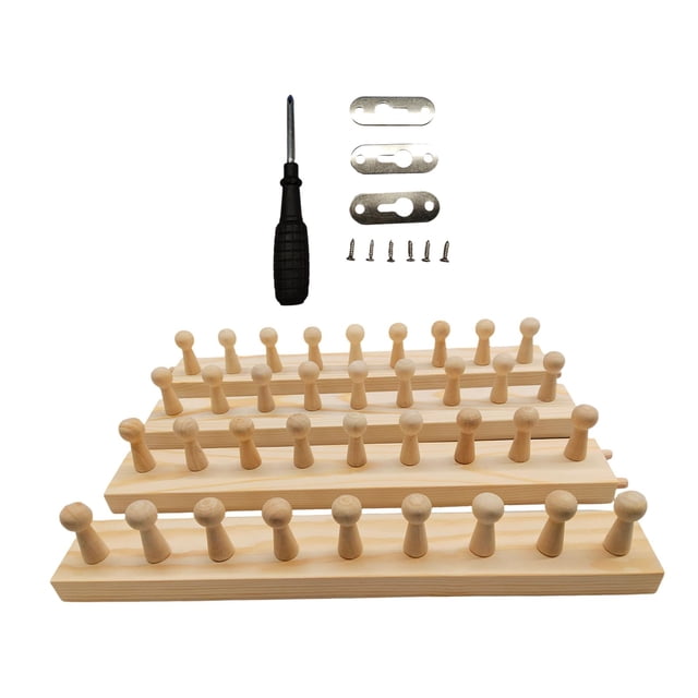 Zentra Blanket Loom Wooden Knitting Loom Knitting Tool Expandable Connection 4 Sections
