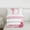 White Pink D, variant on jejeloiu Cartoon Bow Tie Queen Comforter Set,Letter K Monogrammed Bedding Comforter Set For Girls Kids Reversible 3pcs