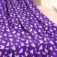 thumbnail image 3 of Purple White Butterfly Pattern Blanket,Comfortable Soft Flannel Throw Blanket,All Season,Warm Lightweight Blankets for Sofa Bed Couch Living Room Chair,40"x50", 3 of 4