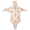thumbnail image 2 of joogoo Wearable Blanket Hoodie for Christmas Gooses-1 Oversized Sherpa Hooded 3-14 YR M, 2 of 7