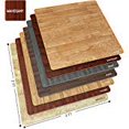 thumbnail image 1 of Sorbus Wood Grain Floor Mats Foam Interlocking Mats Tile 3/8-Inch Thick Flooring Wood Mat Tiles Borders - Home Office Playroom Basement Trade Show (12 Tiles, 48 Sq ft, Mahogany), 1 of 9