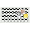 thumbnail image 2 of PinPix 24x12 Custom Cork Bulletin Board Black Polka Dot Poster Board Has a Fabric Style Canvas Finish, Framed in Black Polka Dot, by ArtToFrames (PinPix-200), 2 of 6