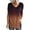 Coffee, variant on XZNGL Womens Long Sleeve Blouse Womens Tunic Tops Long Sleeve Cross Open Back Long Sleeve Blouse Gradient Rainbow Print Irregular Hem Tops Tunic Tops for Women Short Sleeve