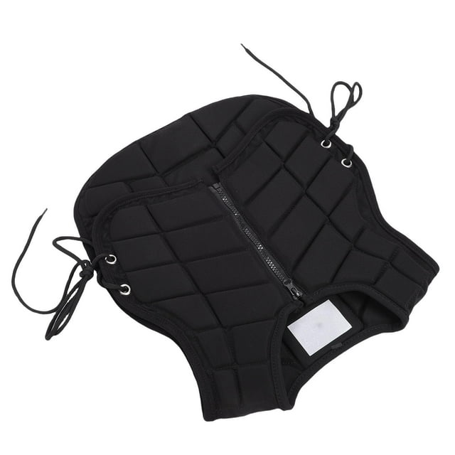 Kids Horse Riding Vest, Front Zipper Closure, Padded Equestrian Vest with Extended Padding for Impact Reduction and Shock Absorption