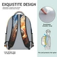 thumbnail image 4 of Baseball Sports Print Backpack with Football Soccer Basketball and Tennis Ball Design for School Use, 4 of 6