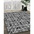 thumbnail image 2 of Ahgly Company Indoor Rectangle Patterned Gray Cloud Gray Area Rugs, 6' x 9', 2 of 6
