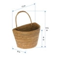 thumbnail image 4 of Kouboo Lakeside Collection Handles Rattan Storage Basket Brown, 4 of 8