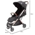 thumbnail image 4 of Carriola Ligera Maxi Cosi Eva2 Gris con Diseño Compacto para Viajes para Bebé, 4 of 19