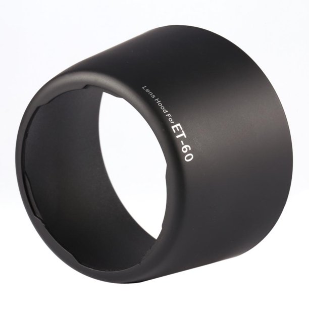 Kritne Lens Hood For Canon 75 300mm Lens Hood Black Professional Replacement Et60 Lens Hood For F 4 5 6 75 300mm F 4 5 6 Usm Walmart Com Walmart Com
