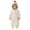 White, variant on Baby Toddler Outfit Infant Halloween Animal Hooded Fuzzy Jumpsuit Long Sleeve Button Romper for Boys Girls White 12-18 Months