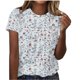 thumbnail image 2 of Jersey Fiudx Ofertas Flash Del Día Cuello Redondo Estampado Mujer Manga Larga, 2 of 4