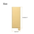 thumbnail image 2 of Uxcell 100pcs Mini Cake Boards, Mousse Cake Cardboards Rectangle for Cake Bases (Gold), 2 of 5