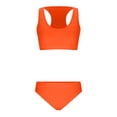 thumbnail image 3 of Oplxuo Sporty Halter Bikini Sets for Women Two Piece Swimsuit Cheeky High Waisted Bathing Suits Swimwear, 3 of 7