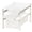 White, variant on Stackable 2 Tier Sliding Basket Organizer Drawer Chrome Kitchen Storage Rack Space Saver