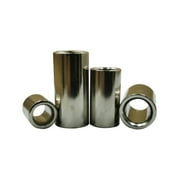 4 Pcs Carbon Steel Nickel Plated Hollow Toothless Steel Sleeves 12.2x16x41mm.