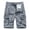 Gray, variant on IROINNID Cargo Shorts for Men Plus Size Cargo Shorts Multi-Pockets Relaxed Summer Beach Shorts Pants,Olive Green