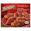 Banquet Family Size Classic BBQ Seasoned Chicken Frozen Meal, 24 Ounce