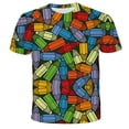 thumbnail image 1 of 2022 Summer Hot Sale Kids New funny 3D Print Factory boy and girls Tshirt Casual Sport Top Tees For 3-14Y6T Gong Bohan LED, 1 of 2