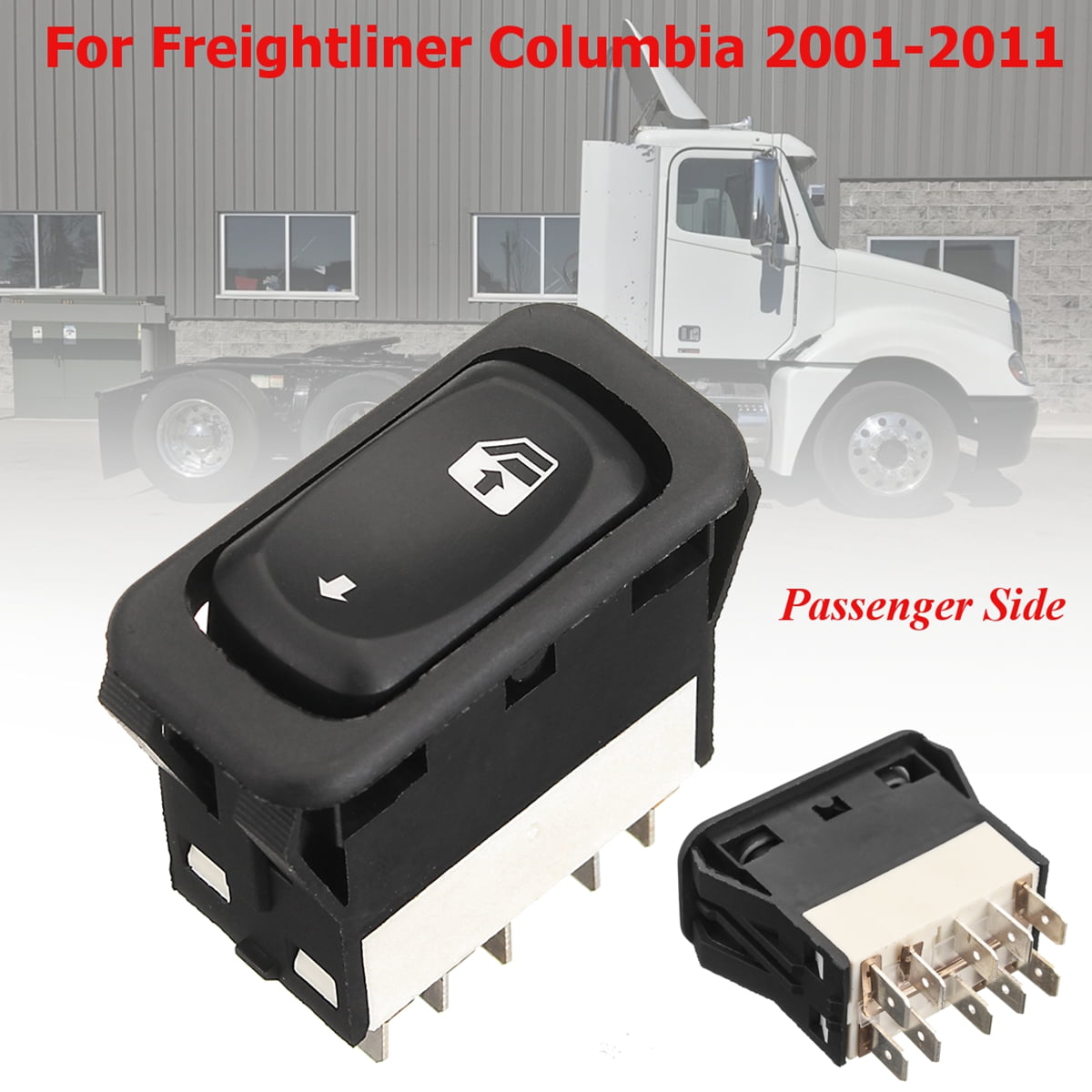 Passenger Side Power Window Switch For Freightliner Columbia Century