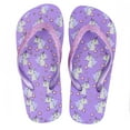 thumbnail image 3 of LAVRA Girl's Glitter Flip Flops Unicorn Sandals Star Summer Shoes, 3 of 4
