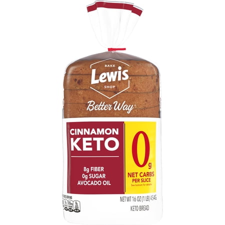 Lewis Bake Shop Better Way Cinnamon Keto Bread, 16 oz