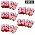 thumbnail image 1 of 4PCS Pet Paw Protection Dog Socks For Pet Dog Small Cat Non-slip Pet Socks Christmas Gift Pattern, 1 of 5