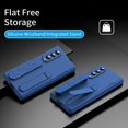thumbnail image 2 of For Samsung Galaxy Z Fold3 5G Case with Tempered Glass Film Silicone Wristband Kickstand PC Phone Co, 2 of 5