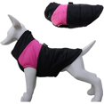 thumbnail image 4 of Abrigo para perros de otoño e invierno, chaleco para mascotas, chaqueta impermeable de algodón para perros, abrigo para cachorros, chaqueta cálida para perros (talla S, rosa), 4 of 5