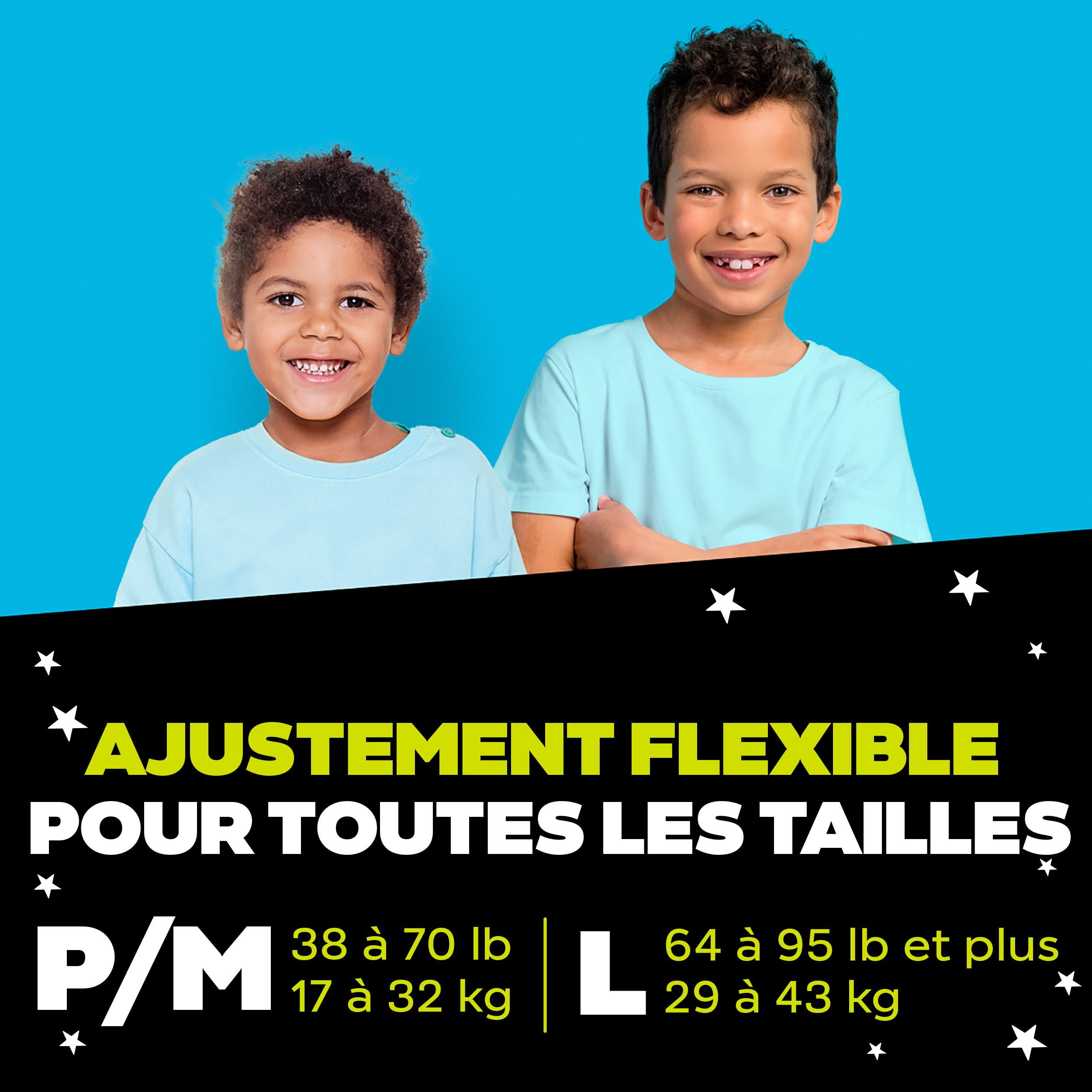 Ninjamas Boys Bedwetting Nighttime Underwear, Size L (64-95+ lbs), 34 Count