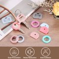 thumbnail image 5 of Uxcell Key Caps Set, 50 Pcs 1 Inch Tags Identifiers Covers Key Head Protectors Key Tags Labels 5 Color, 5 of 7