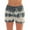 Tie Dye Navy Cream, variant on Loop Terry Tie Dye Shorts for Women 6923-10646-XL (Tie Dye Neon Bright Rainbow, X-Large)