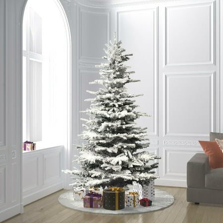 Vickerman 6.5 x 50 Flocked Sierra Fir Artificial Christmas Tree Unlit