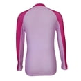 thumbnail image 2 of Traje de Baño Barbie Talla 8 Sustentable Manga Larga Diseño Logo Fucsia con Rosa, 2 of 4