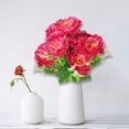 thumbnail image 3 of PLPPYFS Fake Artificial Flowers, Flowers Branches For Garden Wedding Centerpieces Table Runner Decor, Silk Hydrangea Bouquet Decor Flower Arrangements Wedding Decoration Table Centerpieces, 3 of 5