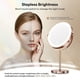 thumbnail image 3 of Espejo de maquillaje Elasound con aumento de 20X y luces de 9 pulgadas, 3 of 7