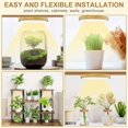 thumbnail image 4 of 72 luces LED de cultivo para plantas de interior de espectro completo, luz para plantas con temporizador de encendido y apagado automático, lámparas de techo pequeñas para cultivo, 3 modos de, 4 of 8