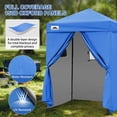 thumbnail image 6 of EAGLE PEAK Flex Ultra Compact 5x5 Changing Room, Oxford Pop-up Canopy, Portable Privacy Sun Shelter, Blue, 6 of 9