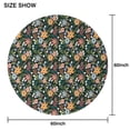 thumbnail image 6 of Pioneer Flower Floral Print Pattern Round Tablecloth 60"x60",Wrinkle Wipeable Table Cloth for Kitchen Dining Room Picnic Patio Party, 6 of 6