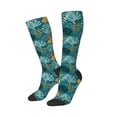 thumbnail image 2 of Balery Tropical Leaves Printed Novelty Socks Men's Women's Crew Socks Sports Socks Knee High Socks Cotton Socks Quirky and Cool Socks, 2 of 9