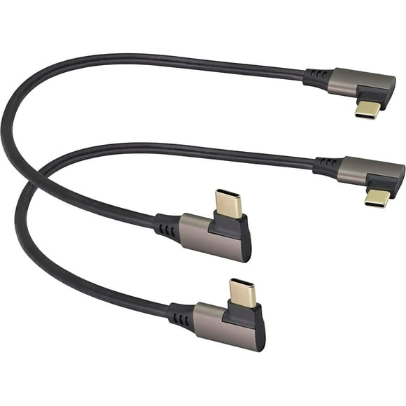 Elbow type-C to type-C line GN2 Male to Male Extension Cable Quick Charge Compatible for Google Pixel 4 3 XL