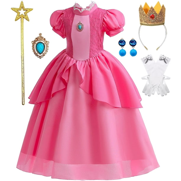 Disfraz de princesa SyoiMy con accesorios para niñas de 5 a 6 años