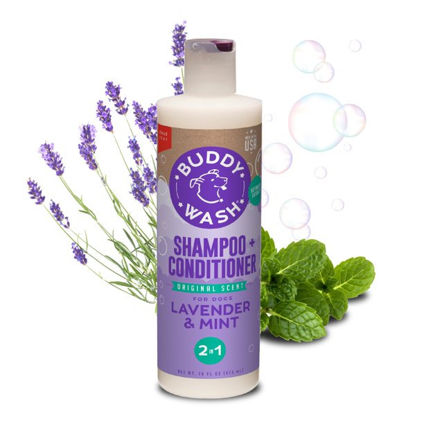 Champú y acondicionador para perros Buddy Wash Lavender & Mint 480 ml