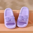 thumbnail image 4 of OSOLU Girls Slippers For Toddlers Kids Soft Indoor Outdoor Casual Comfortable Summer Spring Shoes With Bowknot Baby Fashionable Footwear, 9.5-10 Years, 4 of 5