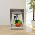 thumbnail image 2 of Dwellnix Utility Sink 1 Compartment Single Basin Kitchen Sink Stainless Steel Commercial, 2 of 7