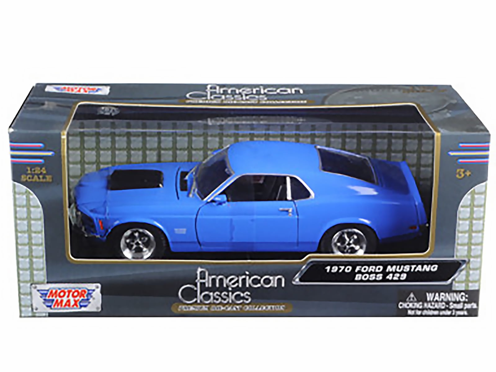 1/24 フォード MUSTANG BOSS 429 1970 1970 Ford Mustang Boss 429 Yellow 1/24 Diecast Model Car by