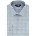 thumbnail image 3 of DKNY Men’s Classic/Regular Fit Stretch Check Dress Shirts, Pastel Blue, 16.5X32-33, 3 of 5