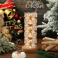 thumbnail image 5 of Christmas Tumbler with Straw Lid Gingerbread Man Candy Cane Stainless Steel Cup for Holiday Xmas Party Gifts, 20 Oz, 5 of 6