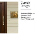 thumbnail image 5 of NACH CJ Large Mailbox With Powder Coated Finish, Wall Mount Mailboxes For Outside, Rust Resilient Metal Mailbox For Parcels, 12.6 x 6.9 x 14.2 Inches, Metallic Gold, FZ-M1002, 5 of 5